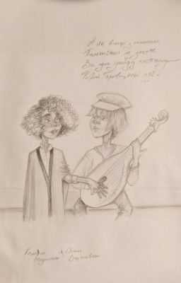 Карі очі, чорні брови