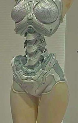 Роботизированная девушка. помощница. 