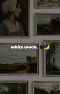 white moon. 
