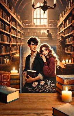 За книжными стеллажами