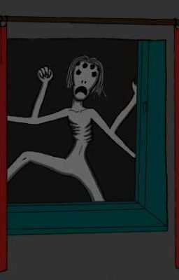 Монстр за окном. 😱😱😱