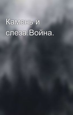 Камень и слеза.Война.