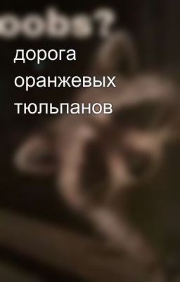дорога оранжевых тюльпанов